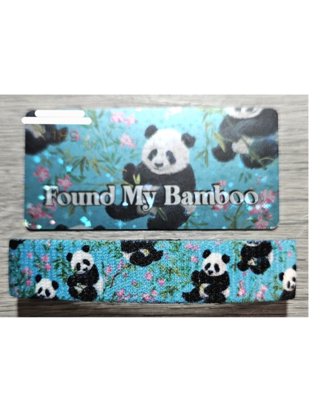 ZOX "FOUND MY BAMBOO" #X189 1ST ED PANDAMONIUM UNREDEEMED COLLECTIBLE WRISTBAND
